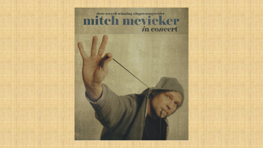 Concert Poster for Mitch McVicker at Peace Presbyterian in ElkHorn